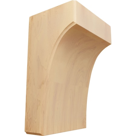 Ekena Millwork 5 1/4"W x 4"D x 8"H Clarksville Bracket, Red Oak BKTW05X04X08CVRO